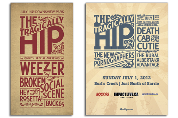 Tragically Hip Posters